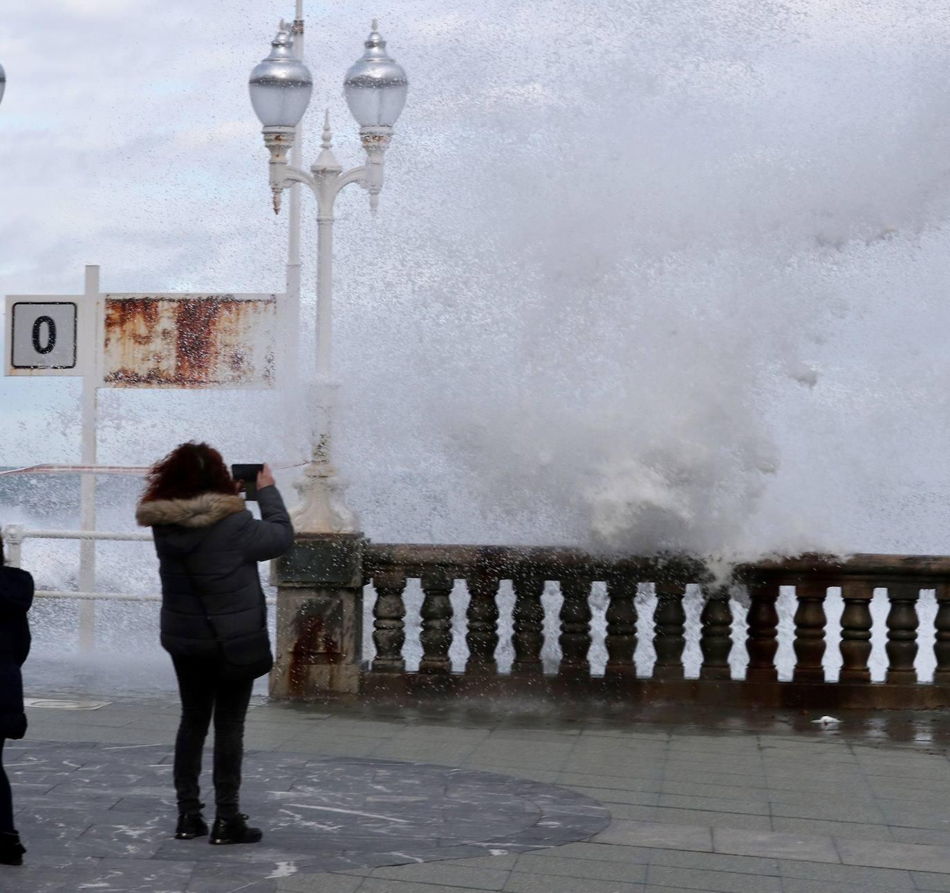 Fotos La borrasca Bella en Asturias imágenes de un temporal de